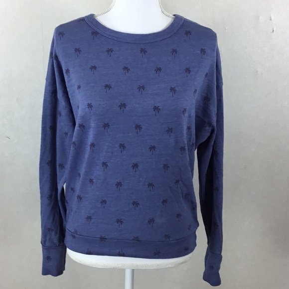 denim blue sweatshirt